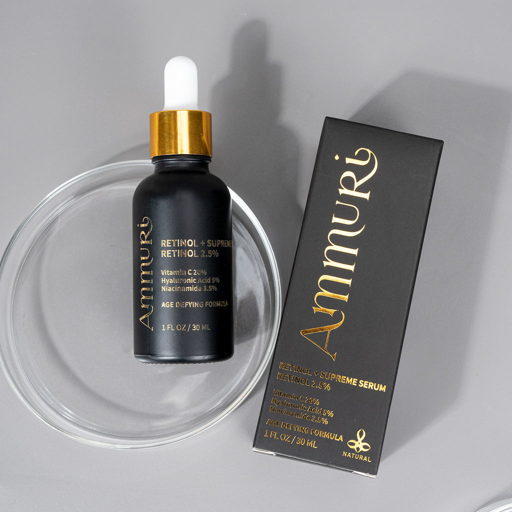 Retinol Supreme 2.5% Serum + Vitamin Hyaluronic Acid & Niacinamide - Ammuri Beauty