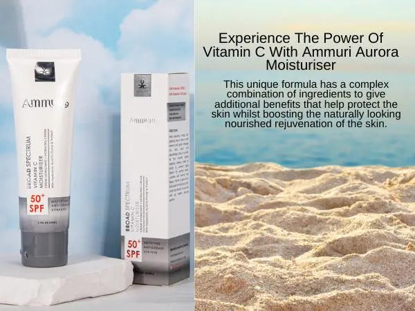 AmmuRi Vitamin C Day Cream SPF 50 Total Effects 7 in one Day Moisturiser Nourish and Protect Ammuri Skincare