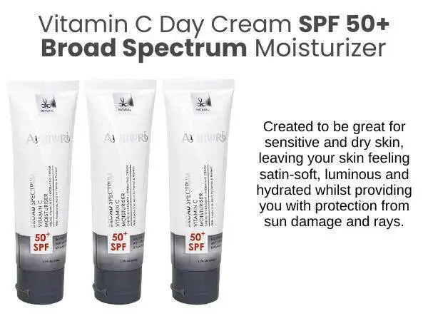 AmmuRi Vitamin C Day Cream / Serum SPF 50 Total Effects 7 in one Day Moisturiser Nourish and Protect.