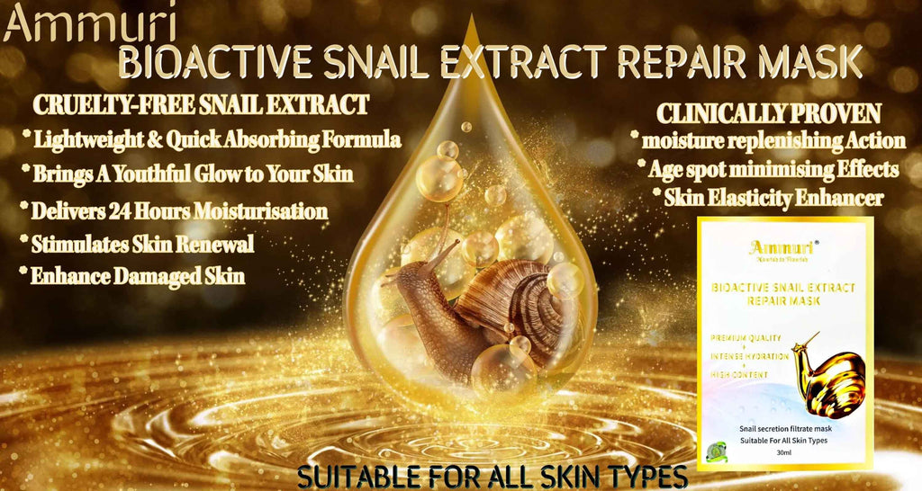 Ammuri Bioactive Snail Extract Repair Mask (Pack of 2) Ammuri Skincare