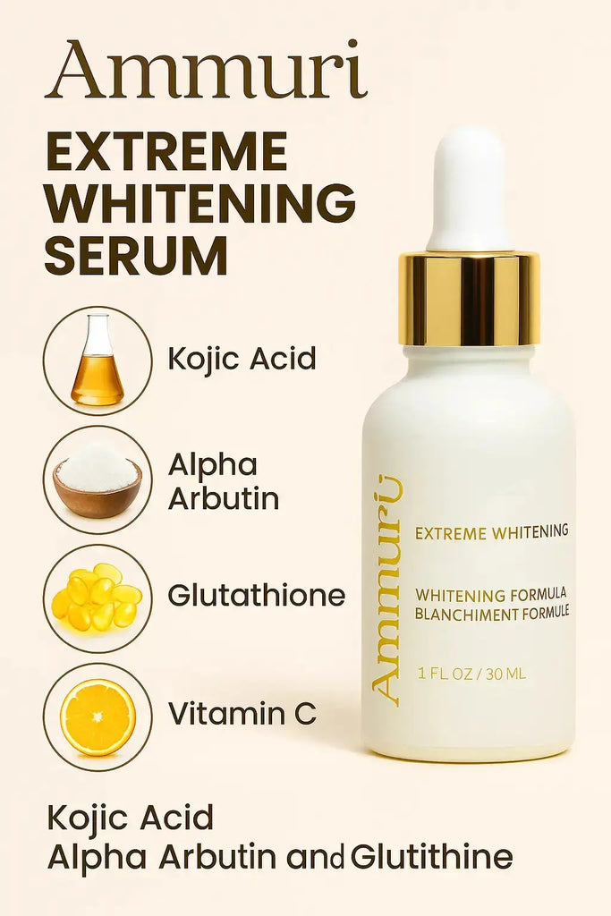 Ammuri Premium Whitening Serum – Face Brightening & Dark Spot Corrector - Ammuri Beauty