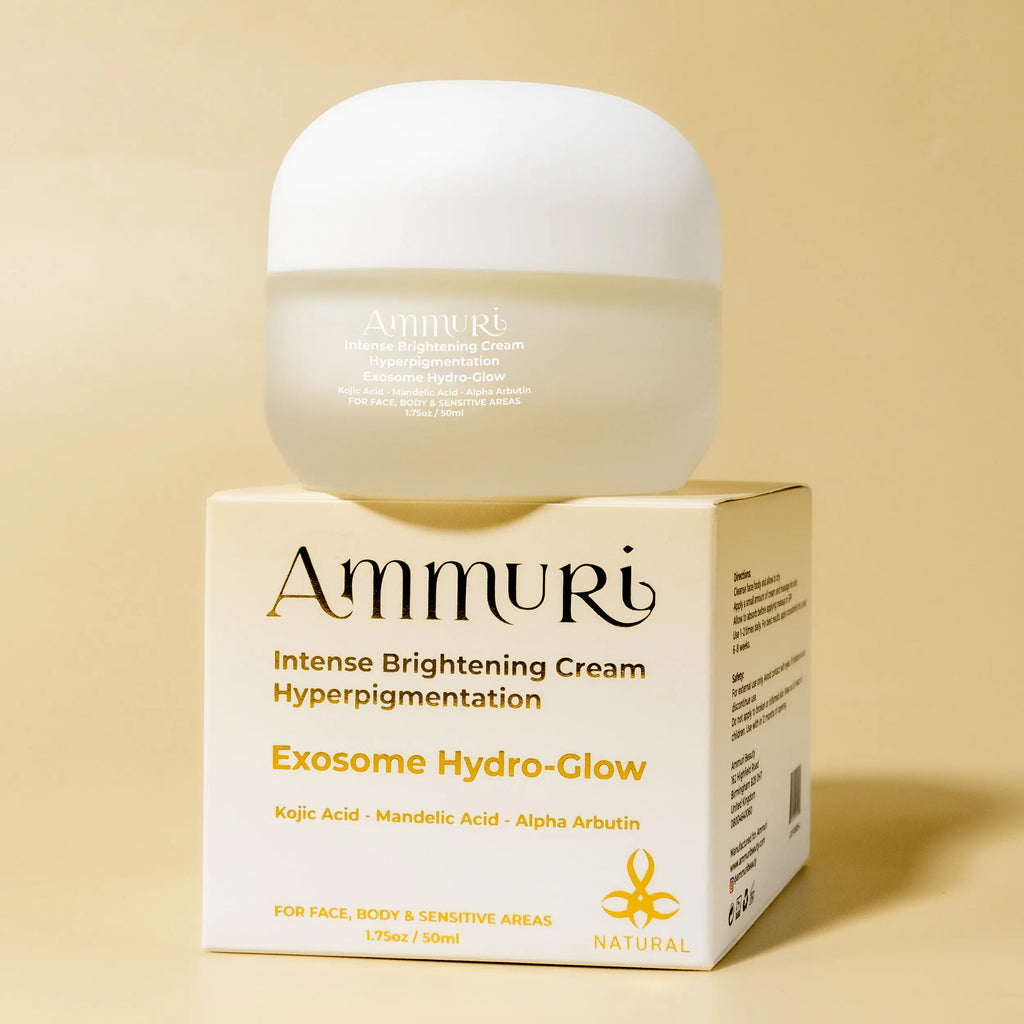 Ammuri Exosome Hydro-Glow Intense Brightening Cream – Hyperpigmentation, Dark Spots & Uneven Skin Tone (Face, Body & Sensitive Areas) Ammuri Beauty