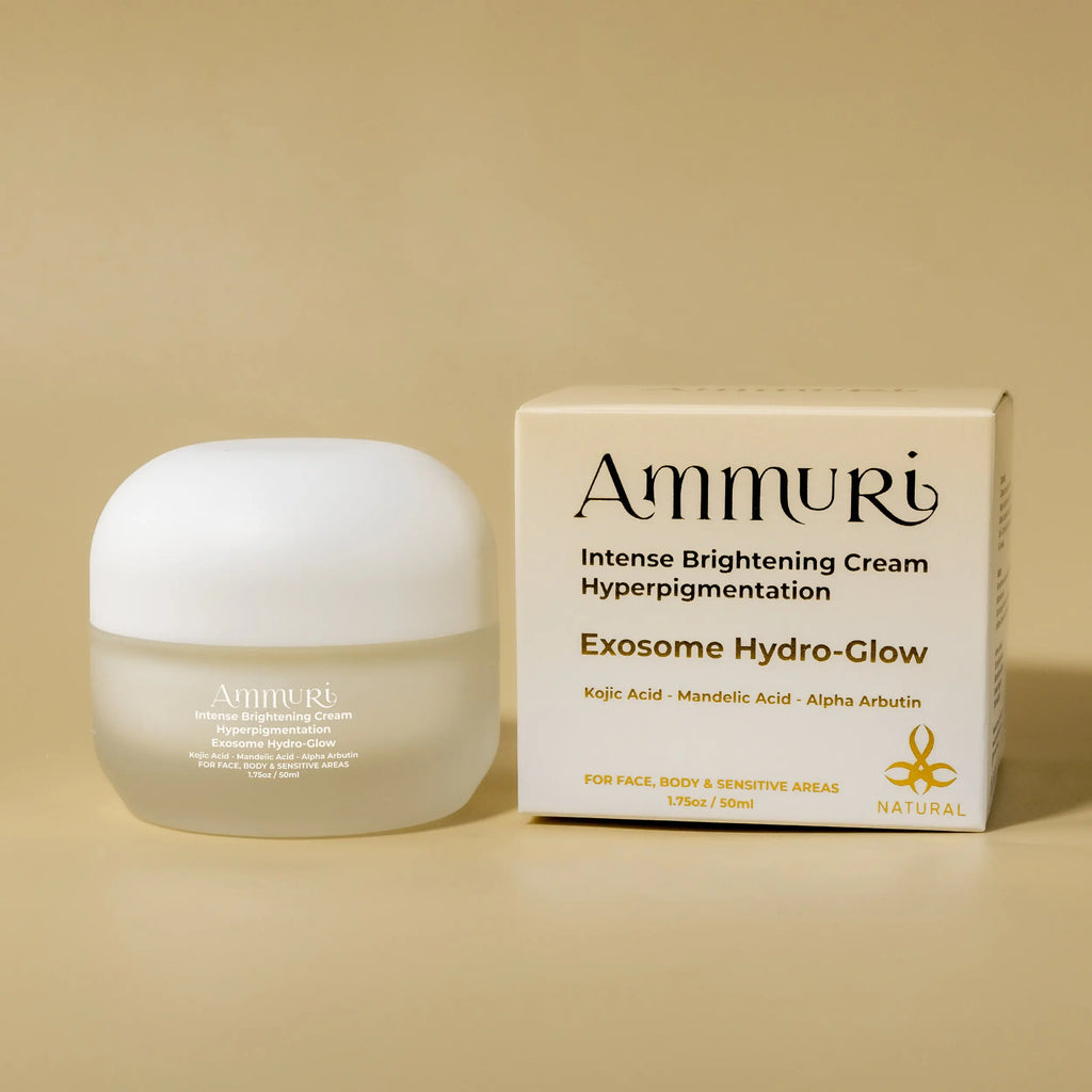 Ammuri Exosome Hydro-Glow Intense Brightening Cream – Hyperpigmentation, Dark Spots & Uneven Skin Tone (Face, Body & Sensitive Areas) Ammuri Beauty