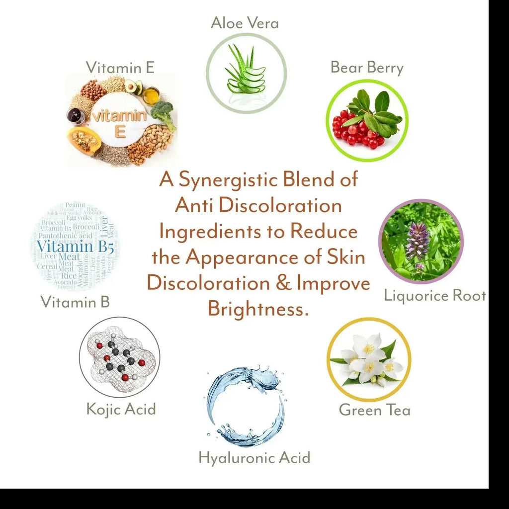 Ammuri Skincare Kojic Acid Whitening Serum with natural ingredients for skin brightening and discoloration reduction