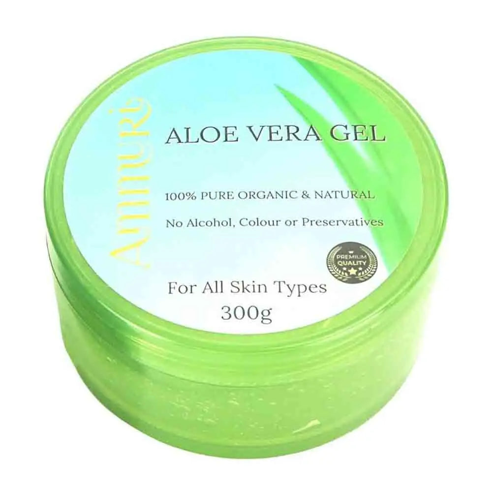 Ammuri Organic Aloe Vera Gel - 100% Pure Certified, 10.12 oz (300g) - Ammuri Beauty