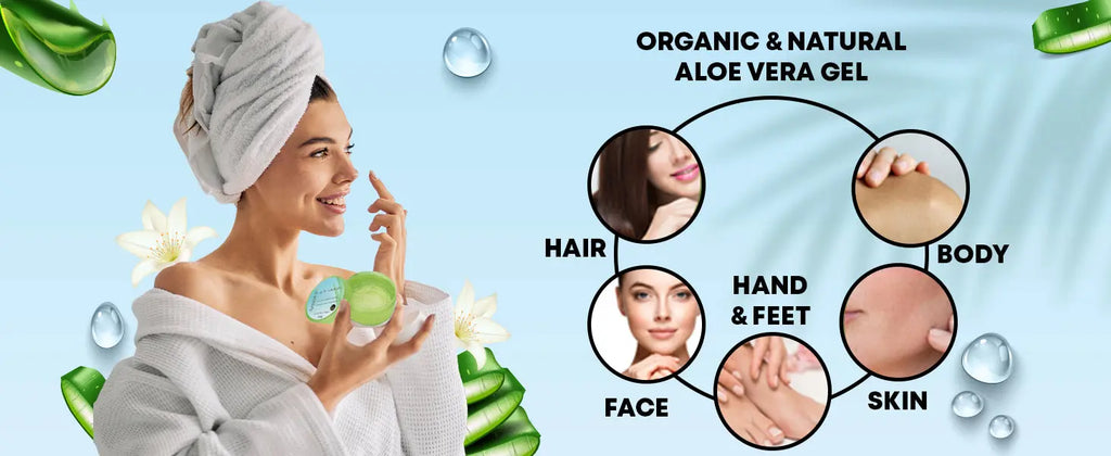 Ammuri Organic Aloe Vera Gel - 100% Pure Certified, 10.12 oz (300g) Ammuri Skincare