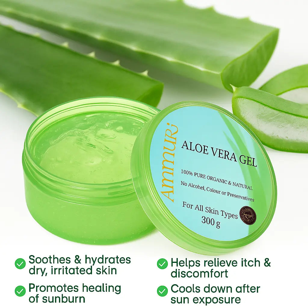 Ammuri Organic Aloe Vera Gel for All Skin Types Ammuri Skincare