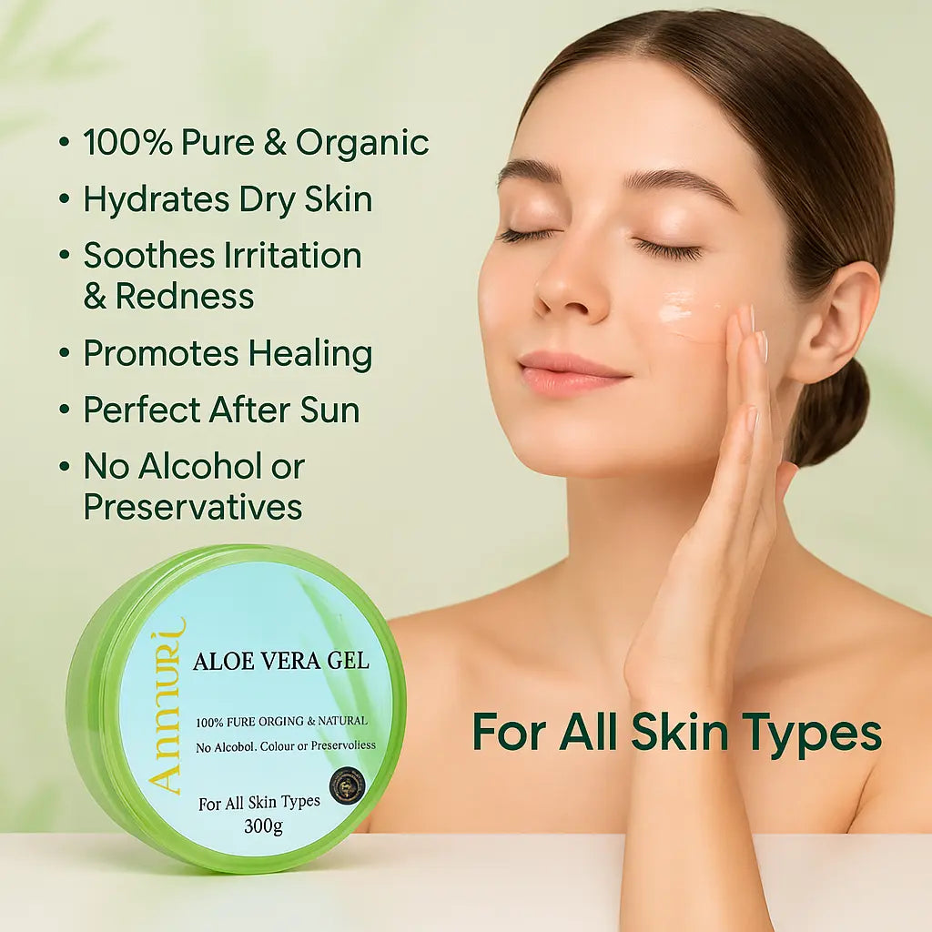 Ammuri Organic Aloe Vera Gel for All Skin Types Ammuri Skincare