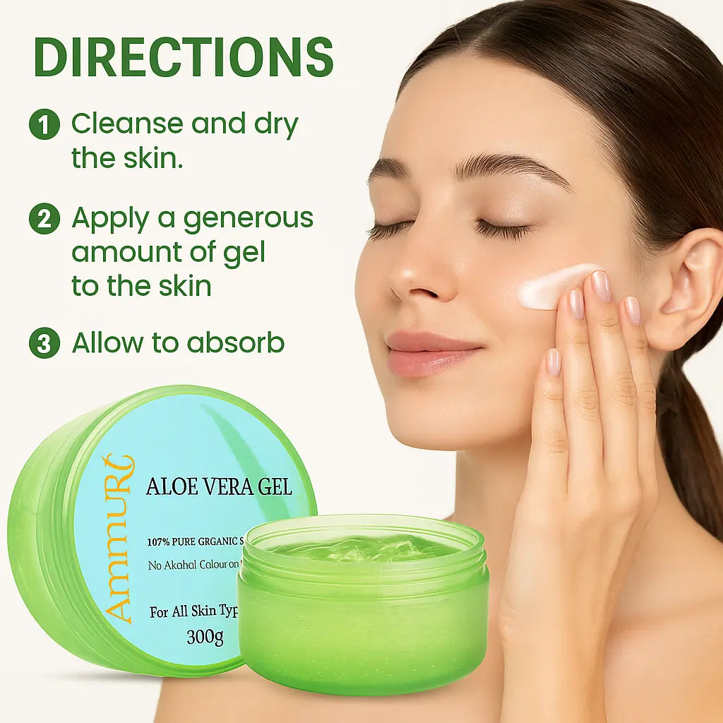 Ammuri Organic Aloe Vera Gel for All Skin Types Ammuri Skincare