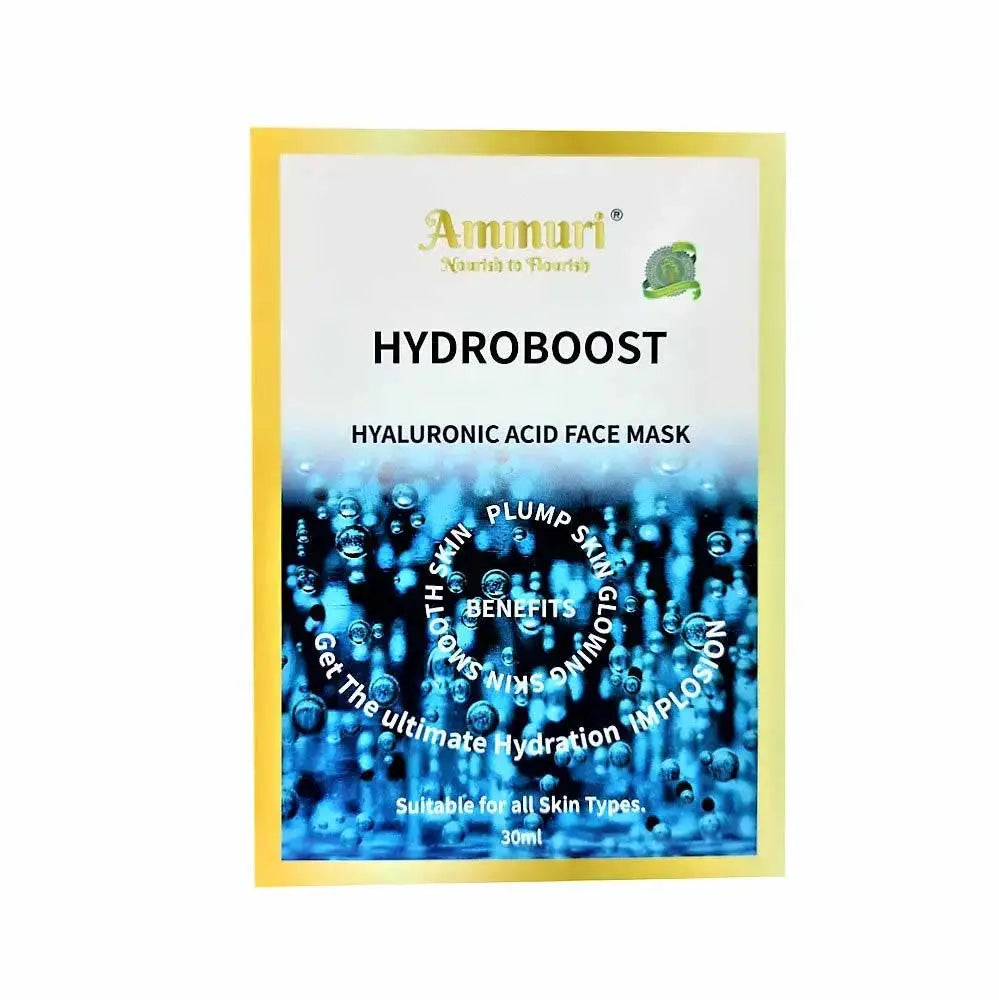 Hyaluronic Acid Tissue Mask Face Sheets (For dehydrated and dull skin) - Ammuri Beauty