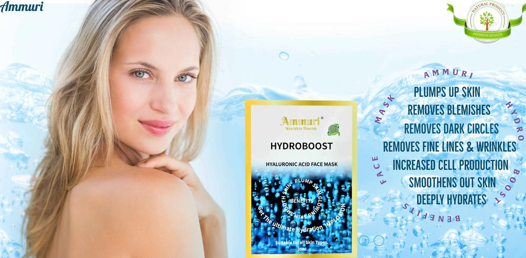 Hyaluronic Acid Tissue Mask Face Sheets (For dehydrated and dull skin) - Ammuri Beauty