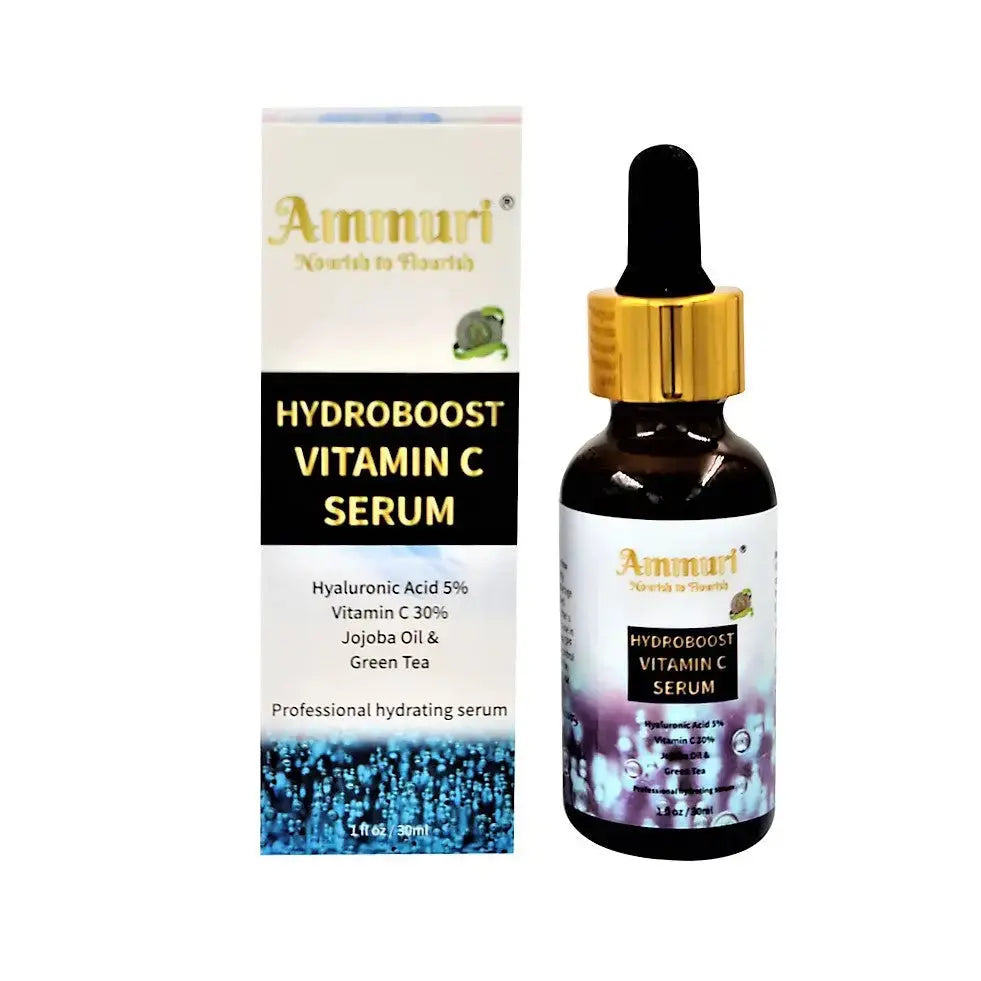 Hydroboost Vitamin C Serum with Hyaluronic Acid - Ammuri Beauty