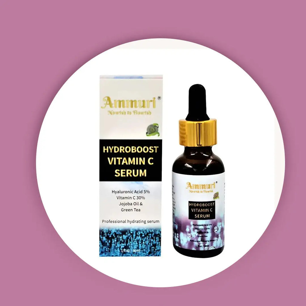 Hydroboost Vitamin C Serum with Hyaluronic Acid - Ammuri Beauty