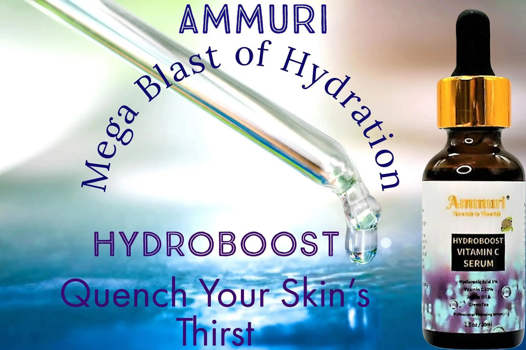 Hydroboost Vitamin C Serum with Hyaluronic Acid - Ammuri Beauty