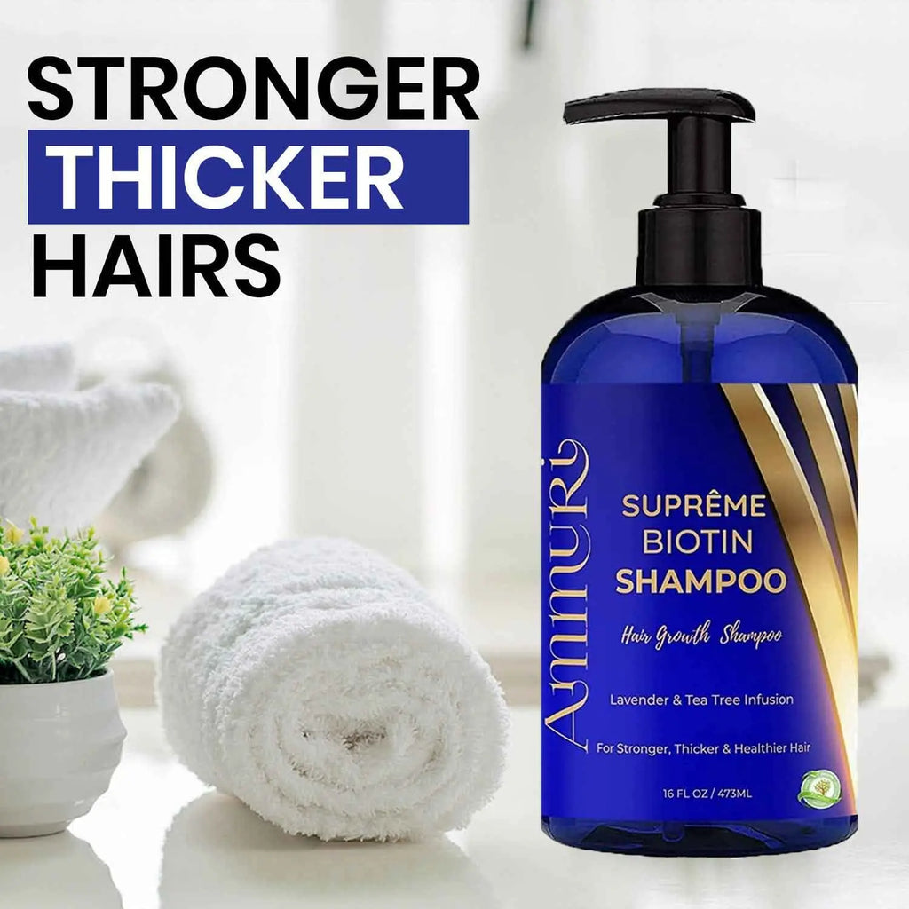 Natural Hair Growth Shampoo (Hair Thickening Treatment for Women & Men) - Ammuri Beauty