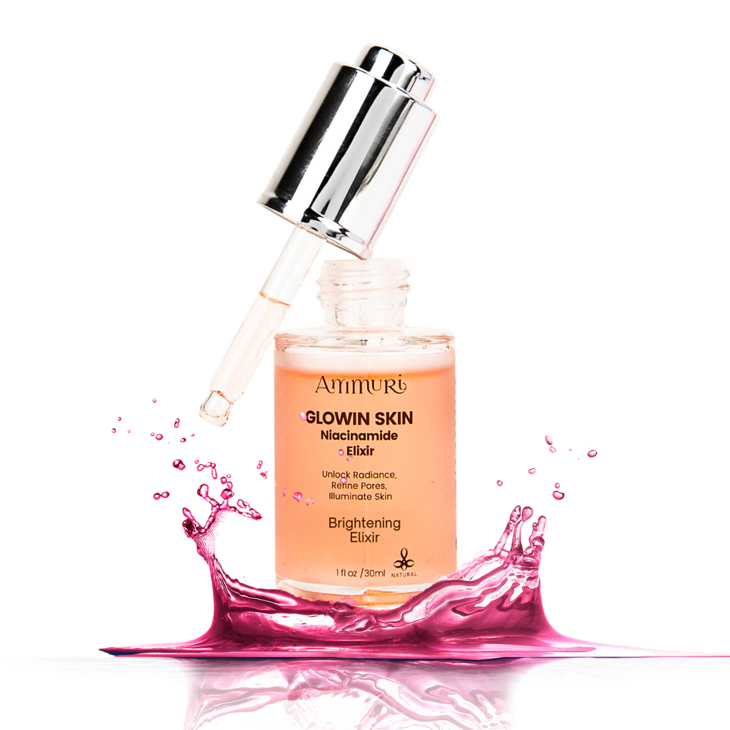 AmmuRi Glowin Skin Niacinamide Elixir - Advanced 4-in-1 Anti-Aging & Brightening Serum with Hyaluronic Acid - Ammuri Beauty