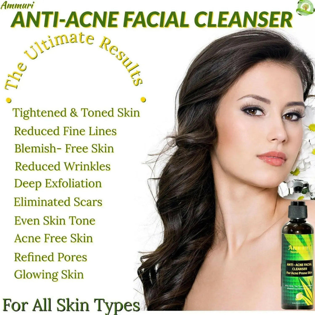 Ammuri Skincare 3-in-1 Deep Cleansing Milk for all skin types with anti-acne benefits and glowing skin results
