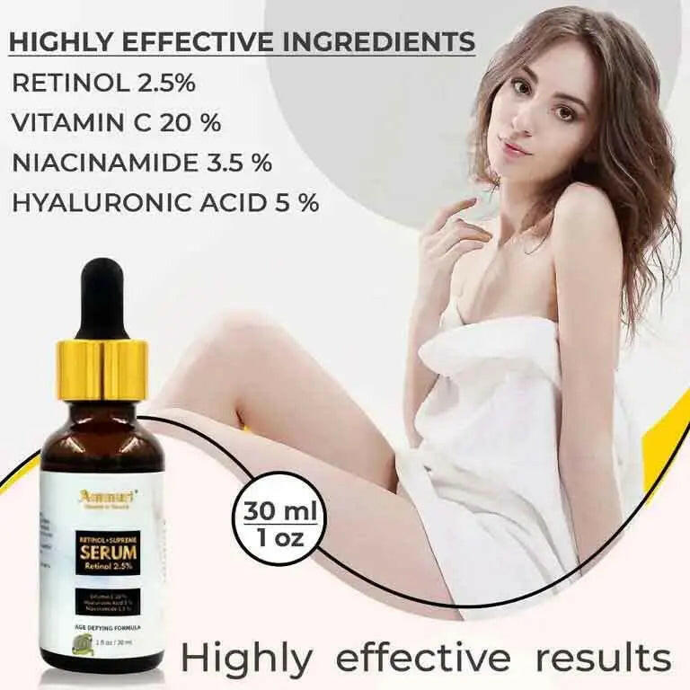 Ammuri Skincare Advanced Retinol Anti-Wrinkle Treatment 30ml serum for youthful and radiant skin