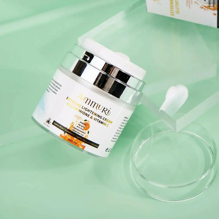 Lightening & Brightening Moisturiser for Face, Body & Sensitive Areas (50g)  | Ammuri