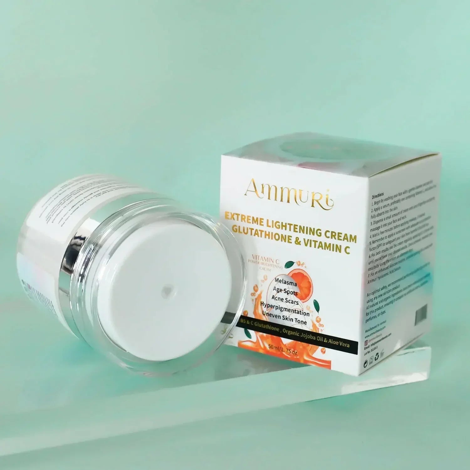 glutathione skin brightener cream Pgyong Clearance! Firming Nourishing and Suitable for All Skin Types 50ML NOW Solutions - Glutathione Skin