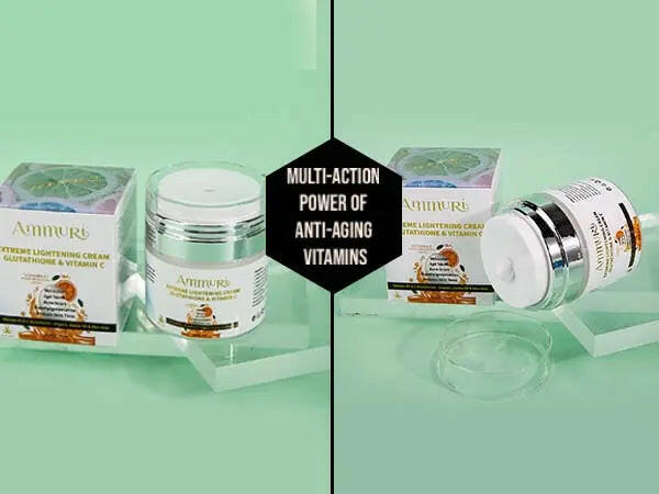 Ammuri Skincare Glutathione skin brightening cream with anti-aging vitamins in a sleek container