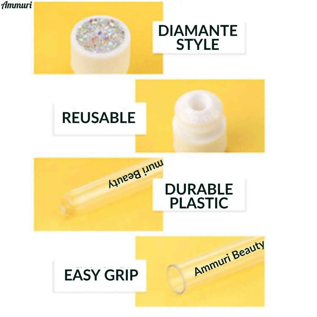 Ammuri Skincare hygienic mascara brushes with durable plastic, reusable design, and easy grip for precise application