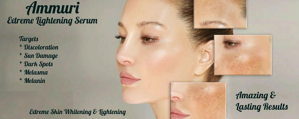Ammuri Kojic Acid Whitening Serum targeting discoloration and dark spots for effective skin lightening