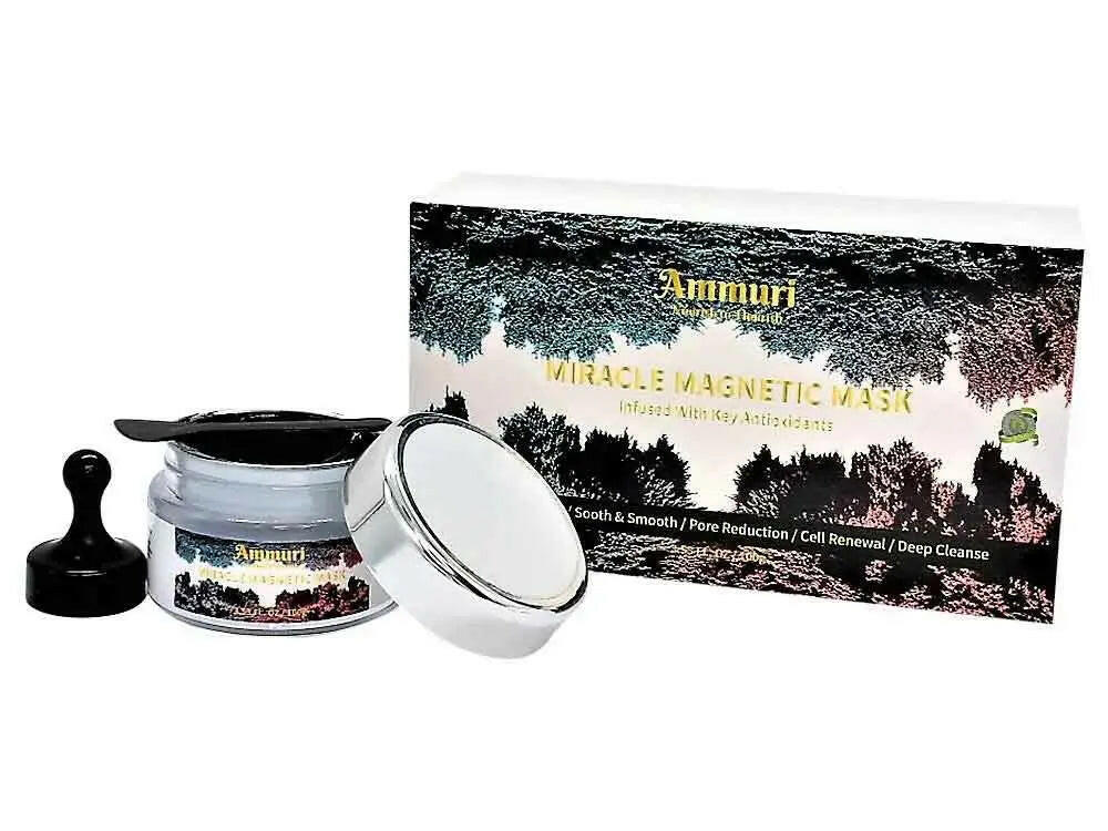 Ammuri ANTI AGEING RETINOL COMPLEX MIRACLE Magnetic Mask in a jar, promoting mineral rich face mask benefits