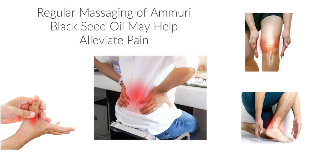 Benefits of using Ammuri organic black seed oil for pain relief and massage therapy