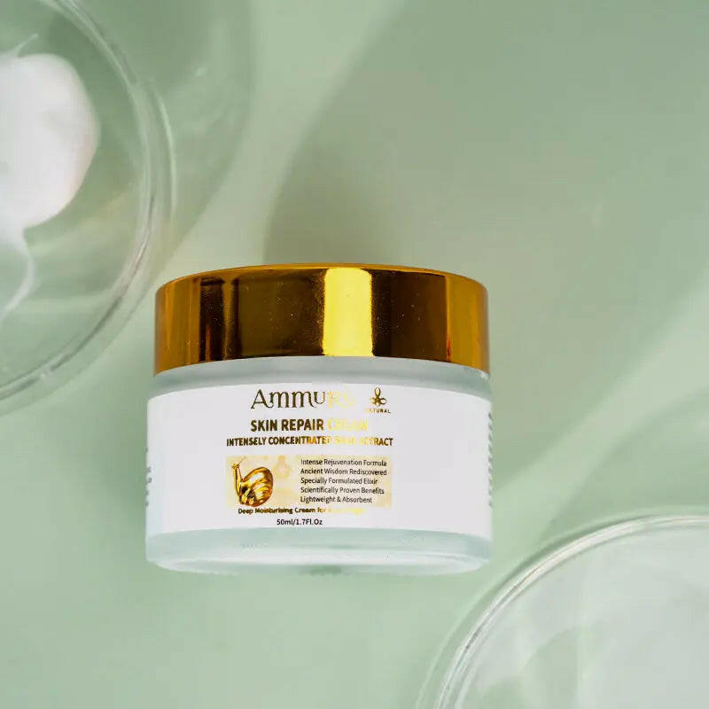Ammuri Bioactive Snail Repair Cream with snail extract skin cream for intensive skin hydration and repair