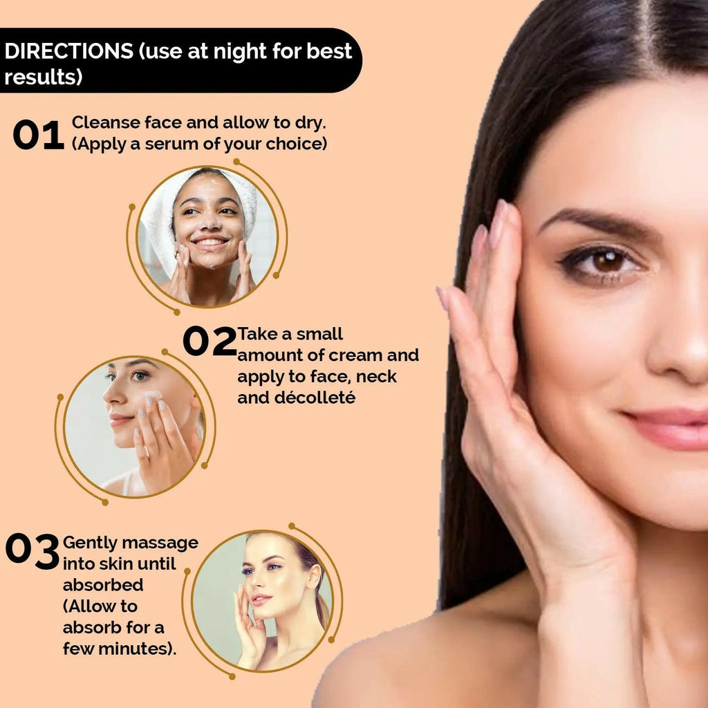 Ammuri Skincare retinol apple stem cell cream application guide on skin care routine